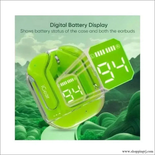 GREEN ultra pods Wireless Bluetooth Earbuds - Earbuds - bluetooth headphoneEarbudsbluetooth speaker