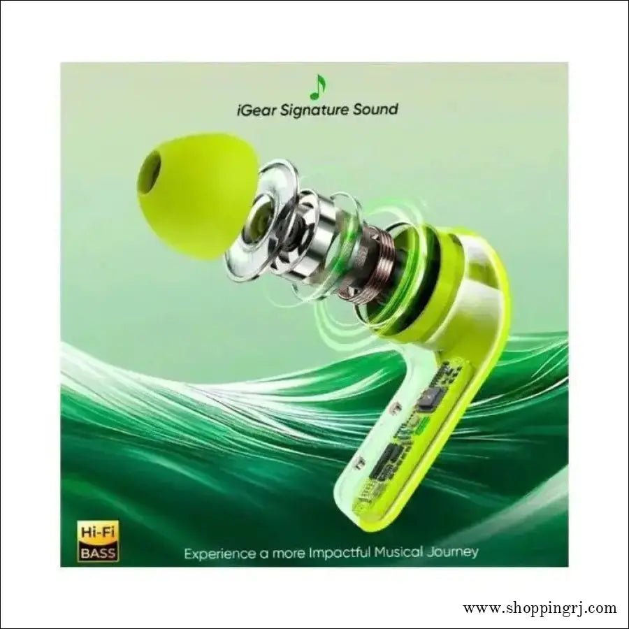 GREEN ultra pods Wireless Bluetooth Earbuds