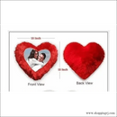 Heart Shape Pillow Printing - ?️ Colour Single Side Print - Customized Gifts