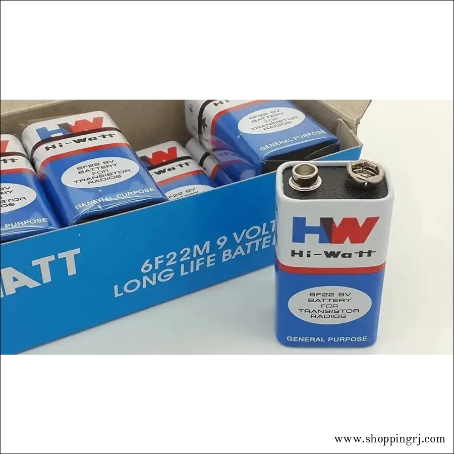 Hw Hi-watt 9v Battery,3pcs - Tools Hardware