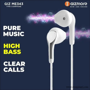 ıllıllı Gizmore ME343 Earphones for Rich Bass and Unique Sports Earphone Wired H