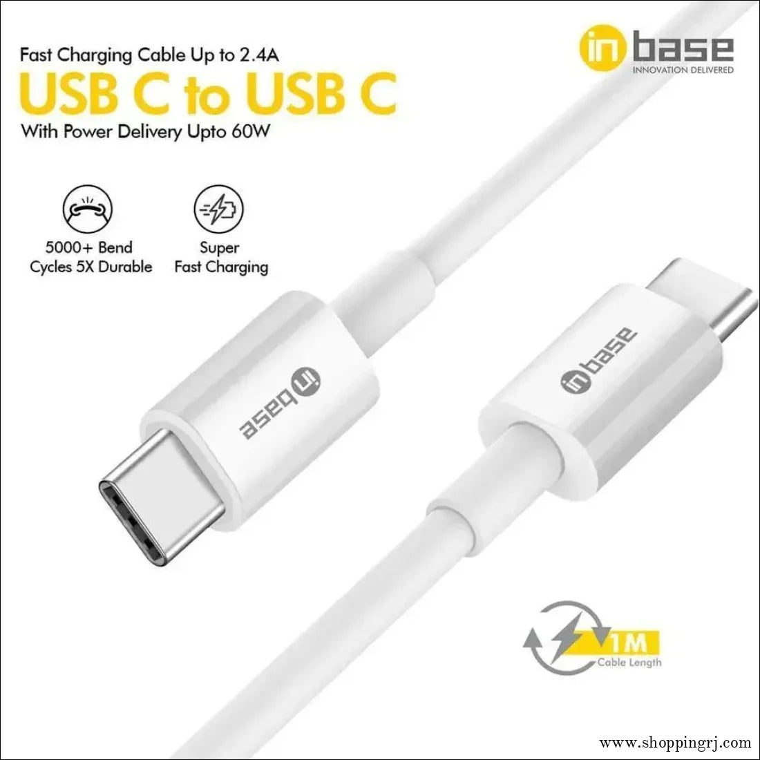 IN BASE TYPE C TO C CABLE - Cable - c to c cableinbase brandcable