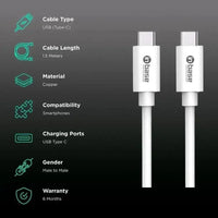 IN BASE TYPE C TO C CABLE - Cable - c to c cableinbase brandcable