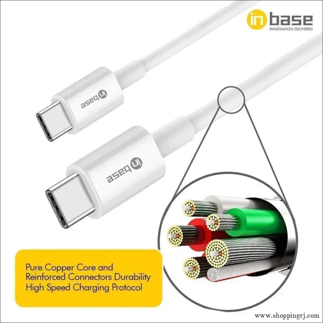 IN BASE TYPE C TO C CABLE - Cable - c to c cableinbase brandcable