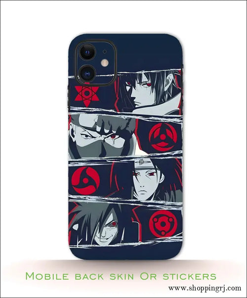 Itachi Anime Mobile Back Skin or Stickers Rj2337 - Mobile Skins