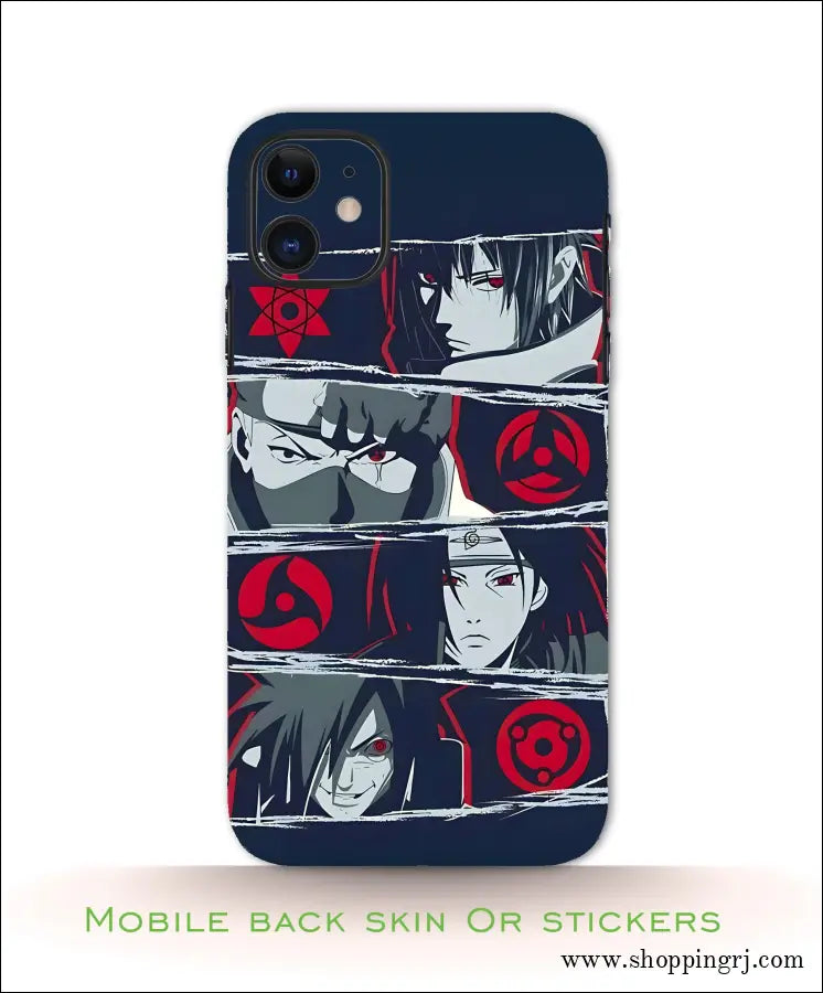 ITACHI anime mobile back skin or stickers RJ2337