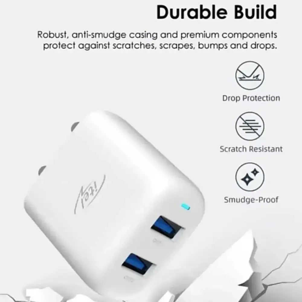 Itel 2.4 Amp Fast Charger With 6 Month guarantee - charger - chargerNew arrivalchargers