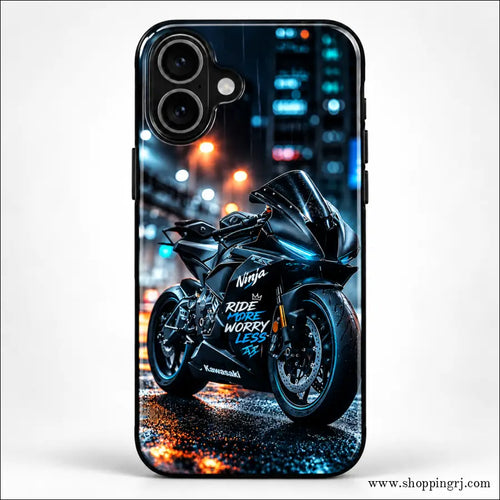 Kawasaki Ninja Midnight Street Racer Glossy Mobile Case RJ-MOTOR 009