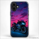 Kawasaki Ninja Ride More Worry Less Glossy Mobile Case RJ-MOTOR 008
