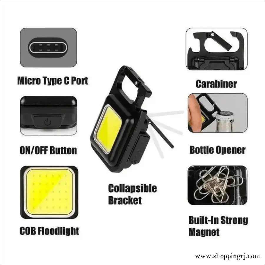 Keychain Led Flashlight - Electronic Gadget