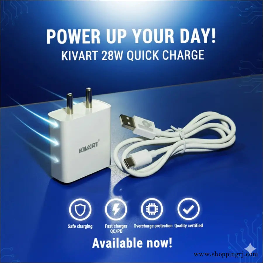 Kivart 28W Charger for Fast Mobile Charging