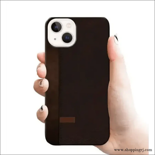 Leather Design Mobile Cover Rj 2557 Plastic Case - Mobile Covers