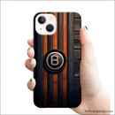 Leather Design Mobile Cover Rj 2560 Plastic Case - Mobile Covers