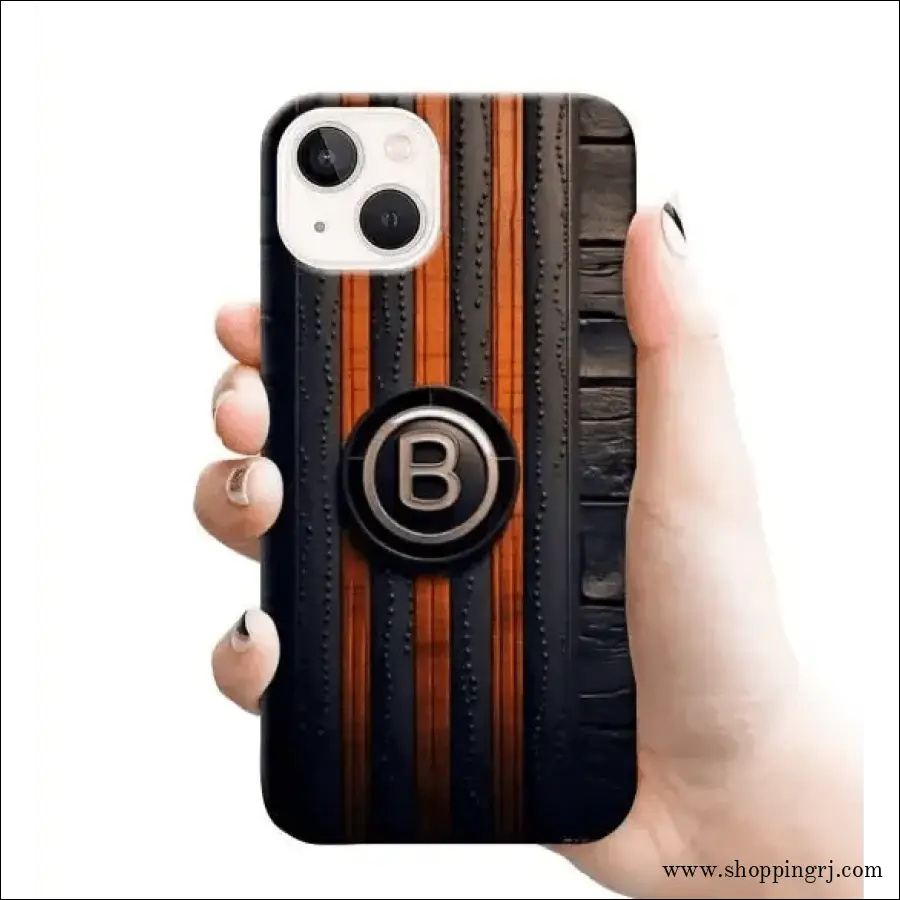 Leather Design Mobile Cover Rj 2560 Plastic Case - Mobile Covers