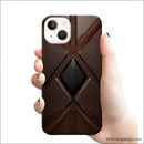Leather Design Mobile Cover Rj 2563 Plastic Case - Mobile Covers