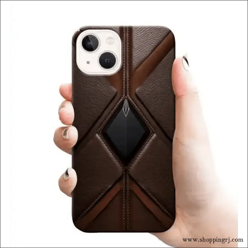 Leather Design Mobile Cover Rj 2563 Plastic Case - Mobile Covers