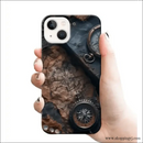 Leather Design Mobile Cover Rj 2569 Plastic Case - Mobile Covers