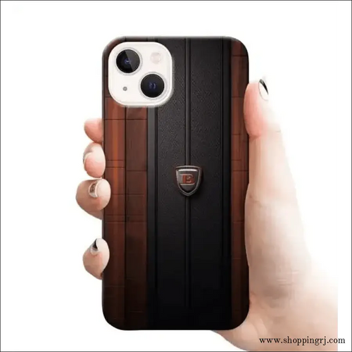 Leather Design Mobile Cover Rj 2570 Plastic Case - Mobile Covers