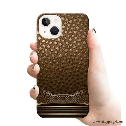 Leather Design Mobile Cover Rj 2571 Plastic Case - Mobile Covers