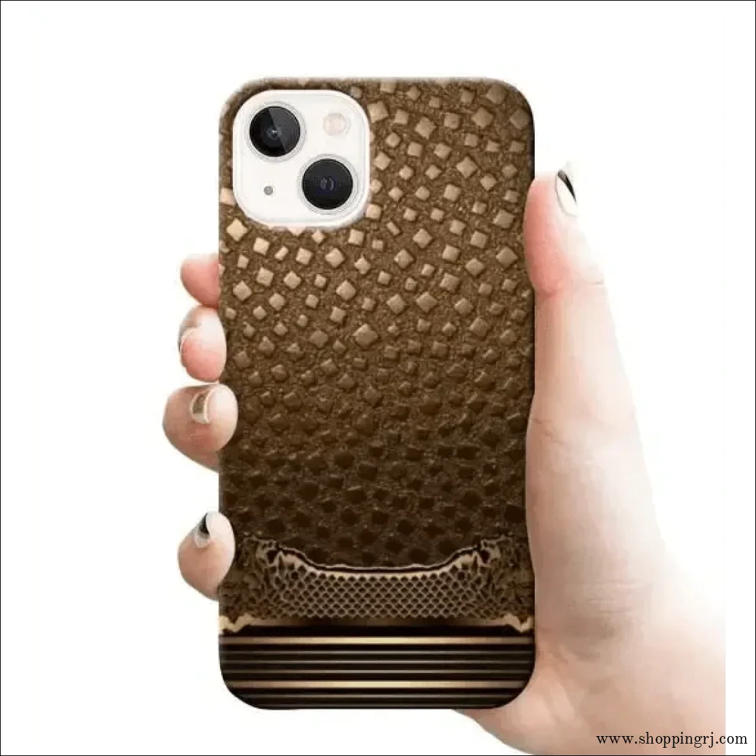 Leather design mobile cover RJ 2571 PLASTIC case