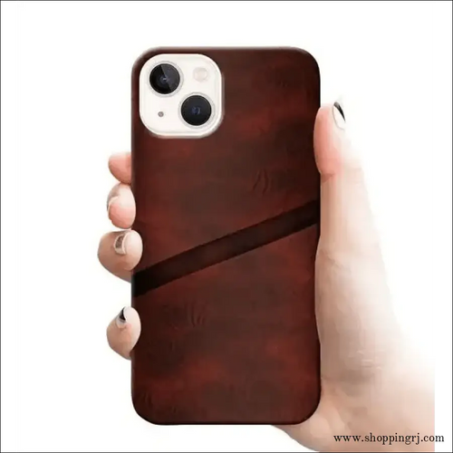 Leather Design Mobile Cover Rj 2572 Plastic Case - Mobile Covers
