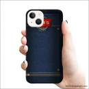 Leather Design Mobile Cover Rj 2575 Plastic Case - Mobile Covers