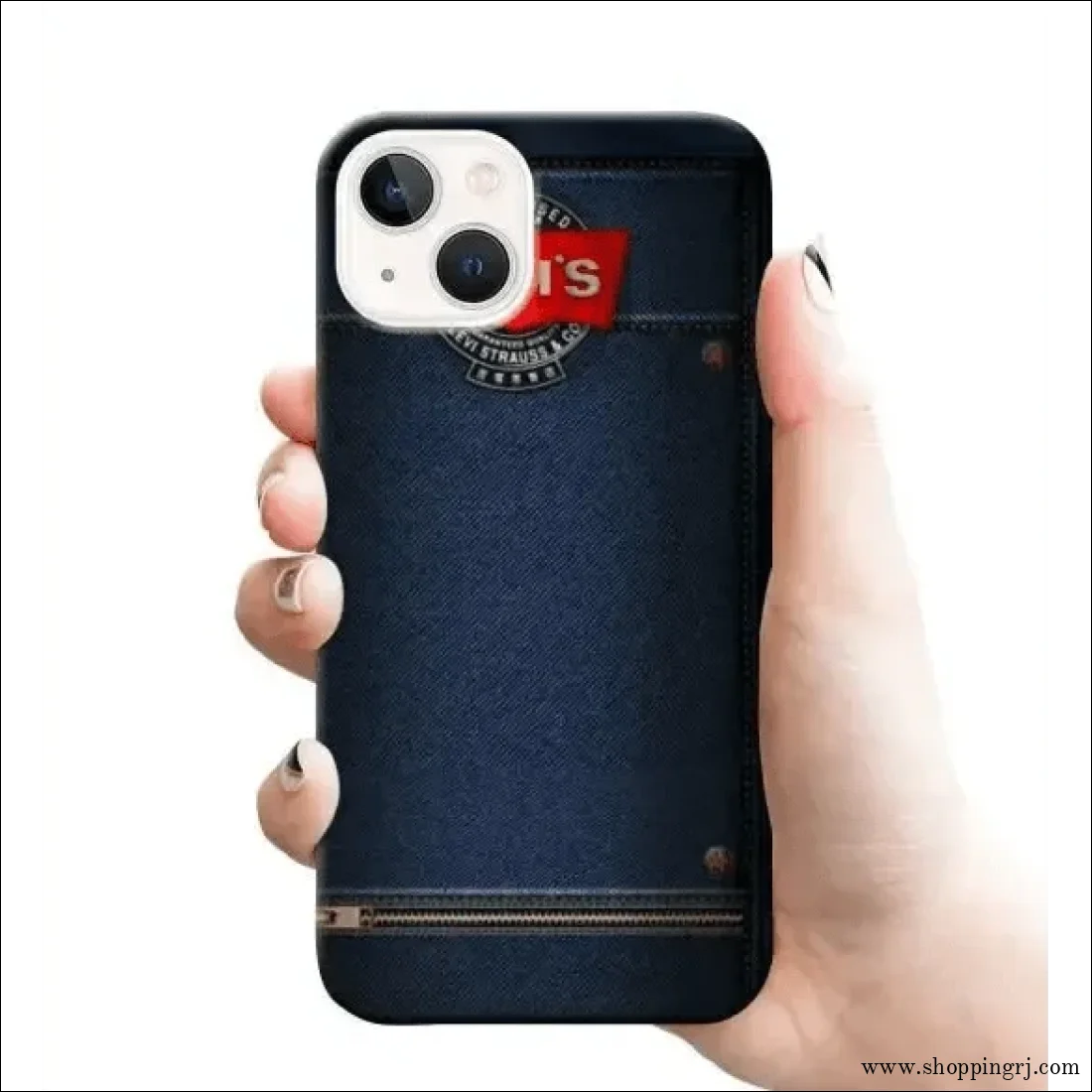 Leather design mobile cover RJ 2575 PLASTIC case