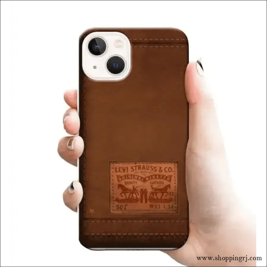 Leather Design Mobile Cover Rj 2576 Plastic Case - Mobile Covers