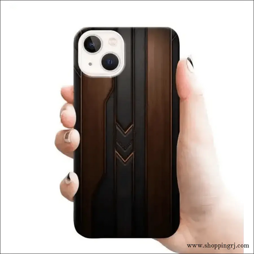 Leather Design Mobile Cover Rj 2579 Plastic Case - Mobile Covers