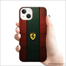 Leather Design Mobile Cover Rj 2580 Plastic Case - Mobile Covers