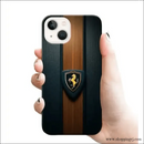 Leather Design Mobile Cover Rj 2582 Plastic Case - Mobile Covers