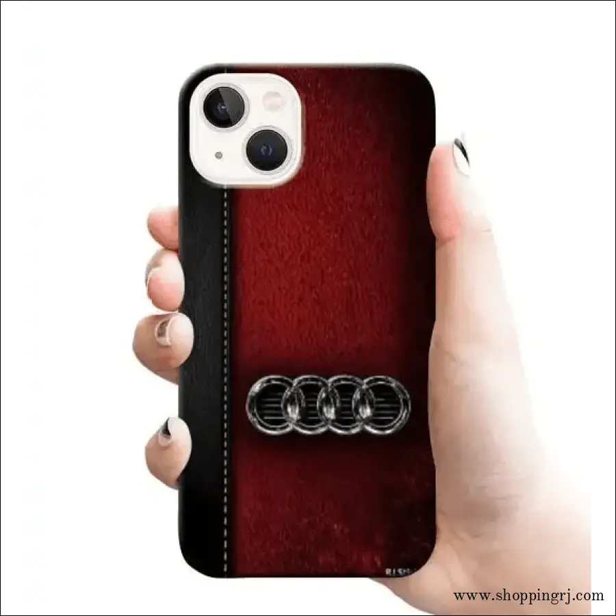 Leather Design Mobile Cover Rj 2583 Plastic Case - Mobile Covers