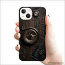 Leather Design Mobile Cover Rj 2588 Plastic Case - Mobile Covers