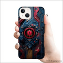 Leather Design Mobile Cover Rj 2589 Plastic Case - Mobile Covers