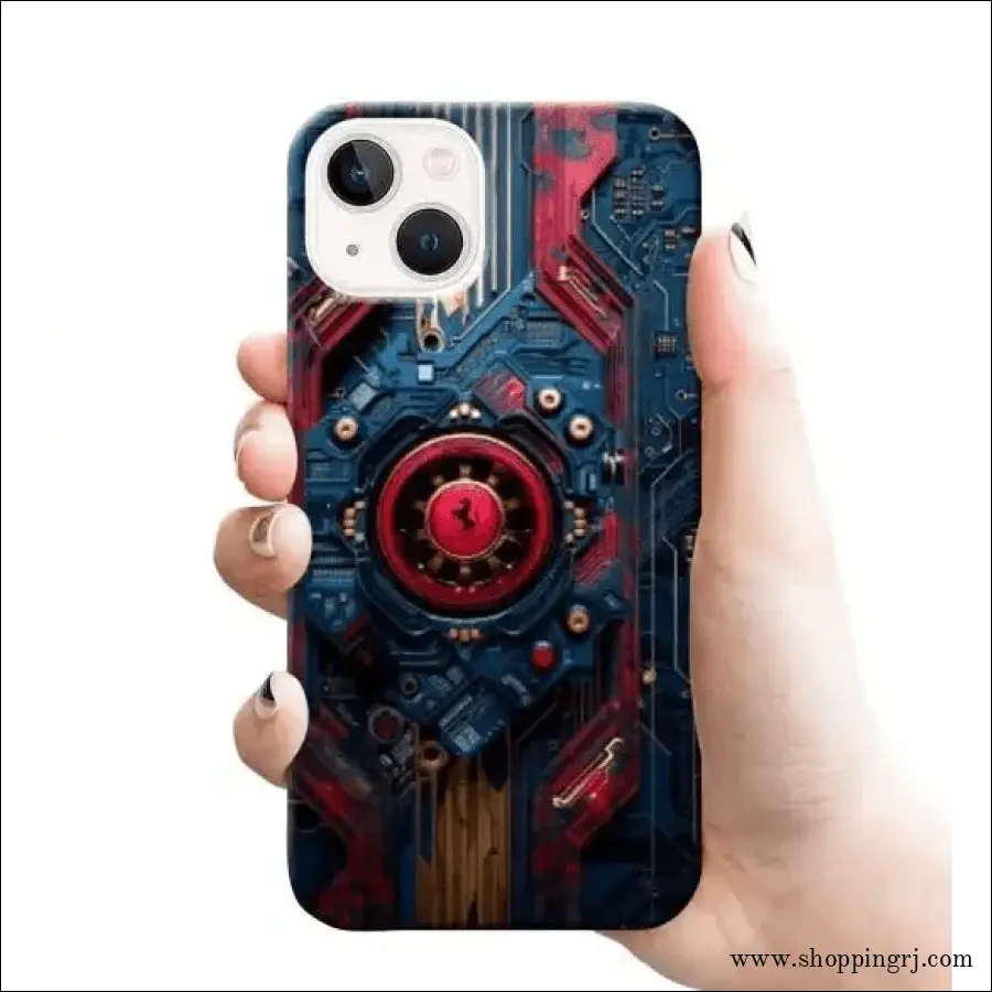 Leather Design Mobile Cover Rj 2589 Plastic Case - Mobile Covers