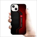 Leather Design Mobile Cover Rj 2590 Plastic Case - Mobile Covers