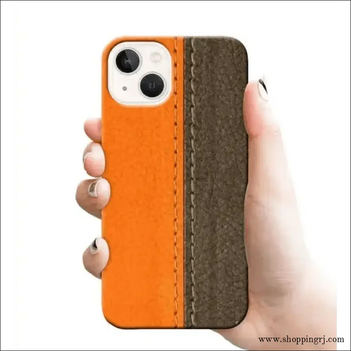 Leather Design Mobile Cover Rj 2594 Plastic Case - Mobile Covers