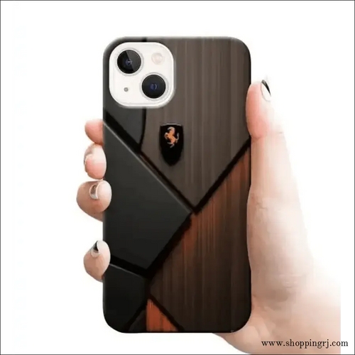 Leather Design Mobile Cover Rj 2596plastic Case - Mobile Covers