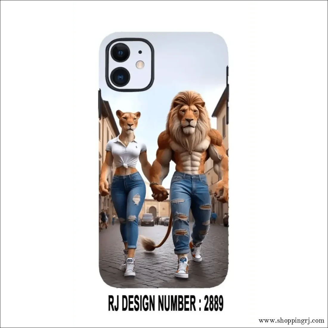 Lion couple mobile skin