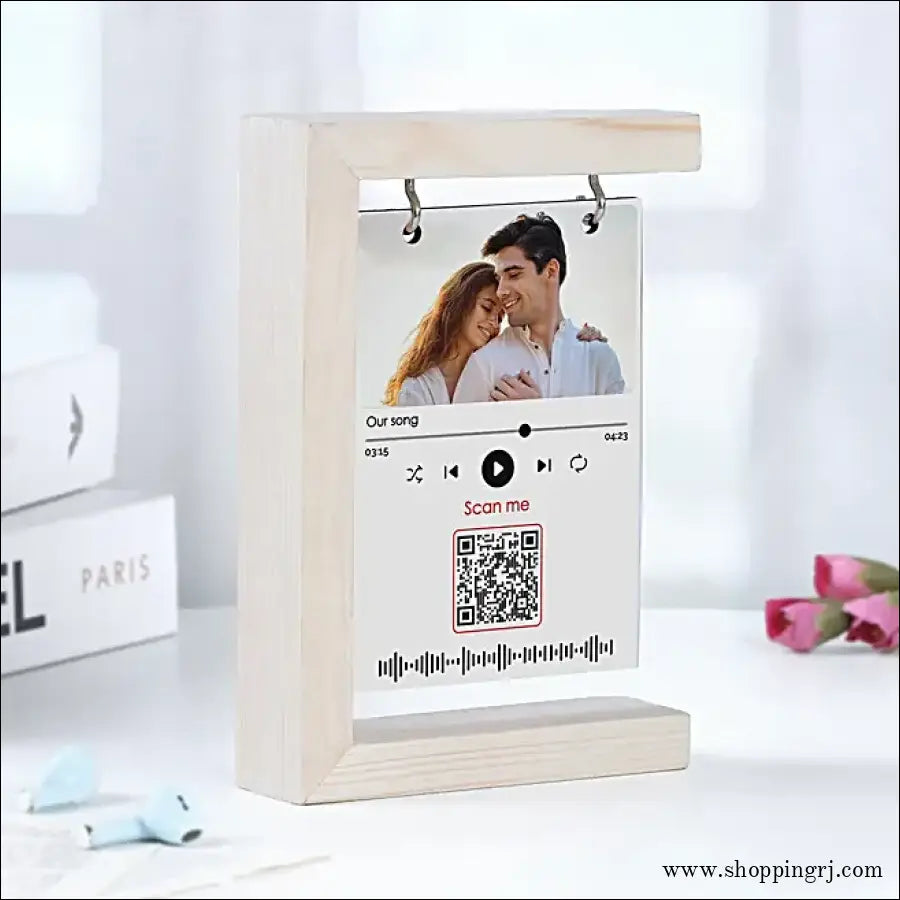 Love Song Personalised Hanging Frame 8x8 inchs