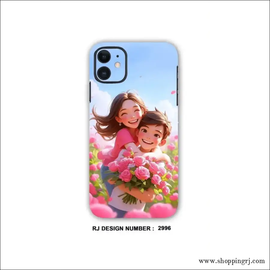 Lovely Couple Hug in Garden Mobile Skins Rj2996 Anime Mobile Wrapping - Mobile