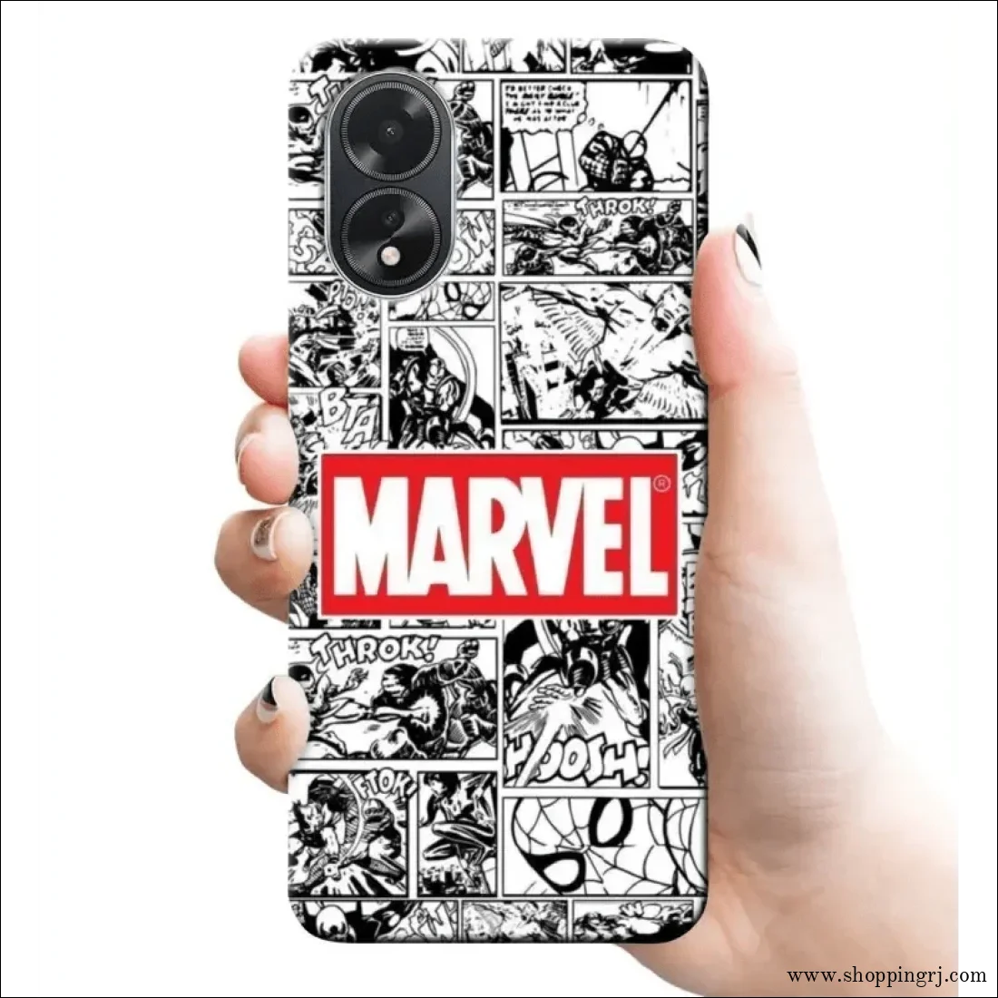 Marvels black &white mobile covers rj 3090
