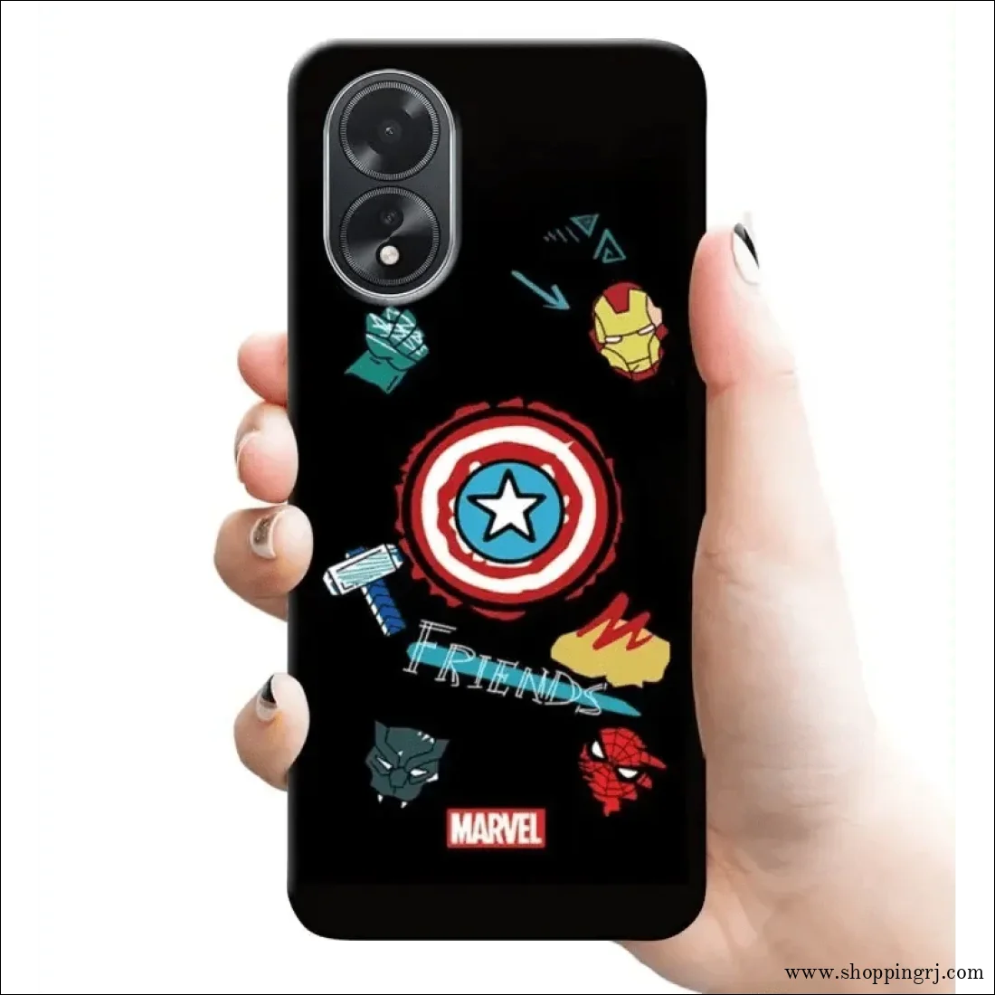 Marvels logo mobile covers rj 3093