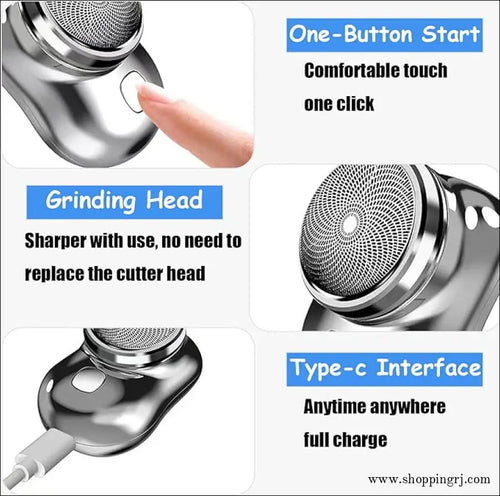 Mini-shave Portable Electric Shaver 2023 New Upgrade Mini Razor Shavers for Men - Nose & Ear Hair Trimmer