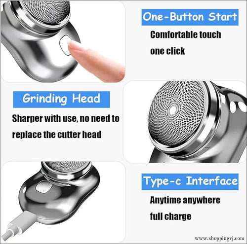 Mini-Shave Portable Electric Shaver 2023 New Upgrade Mini Electric Razor Shavers for Men - Nose & Ear Hair Trimmer