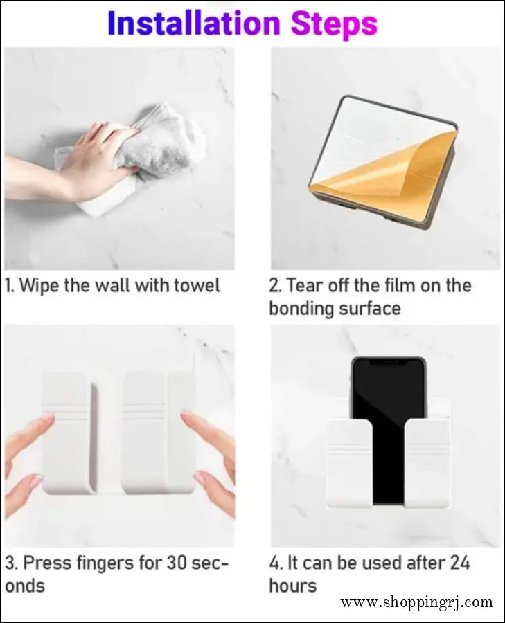 Mobile wall mount holder (2pcs) combo