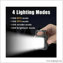 Multifunction Keychain Led Light with Bottle Opener Magnetic Base and Folding Bracket Mini Cob 800 Lumens Rechargeable