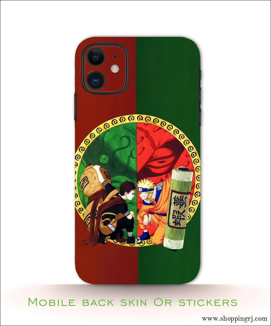NARUTO anime mobile back skin or stickers RJ2342