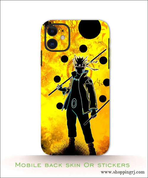 Naruto Anime Mobile Back Skins or Mobile Stickers Rj2239
