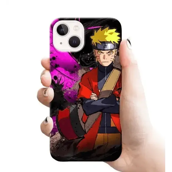 NARUTO WITH PURPLE BACKGROUND mobile cover RJ1684 Plastic hard case